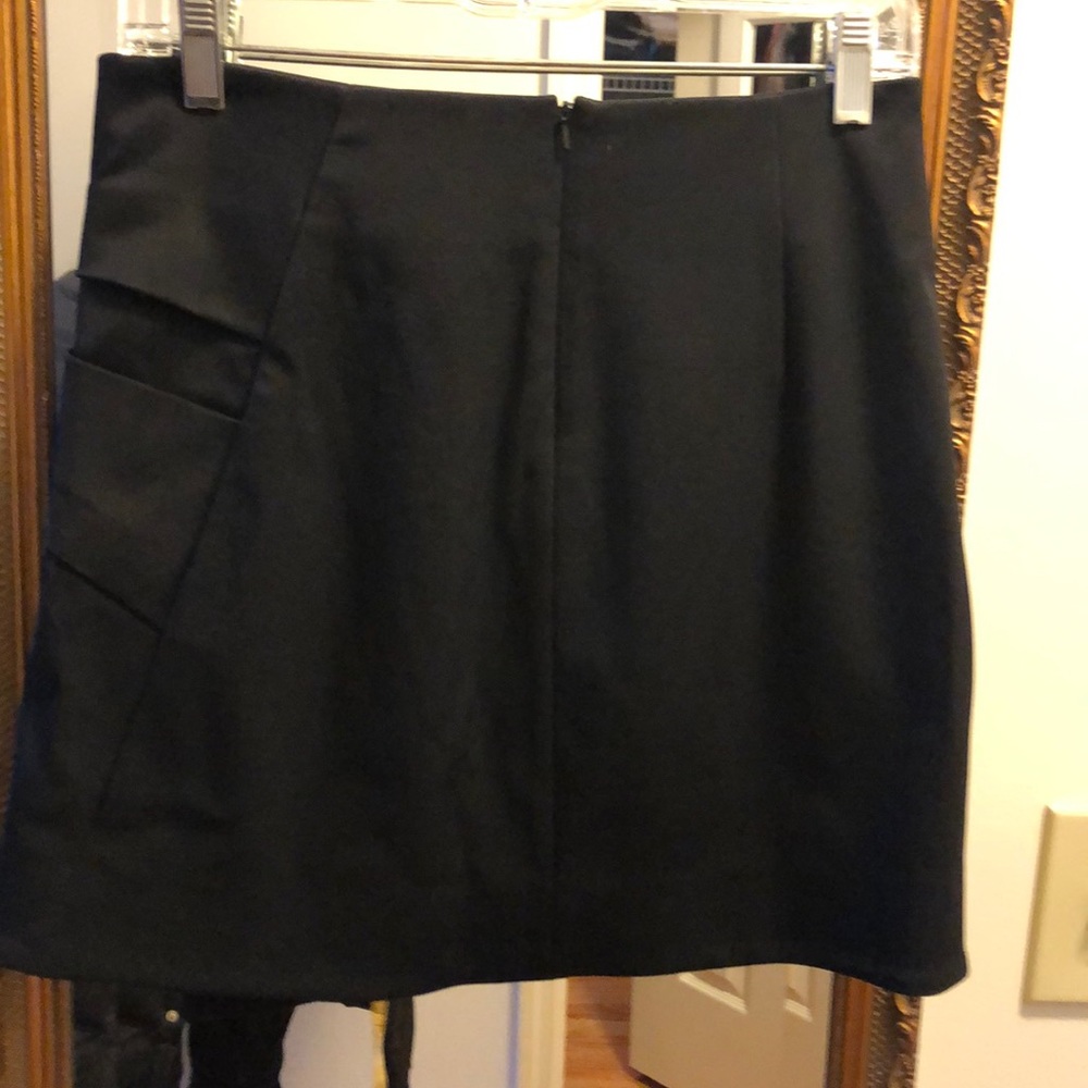 NWT HELMUT LANG KNIT DRAPE SKIRT - Picture 2 of 9